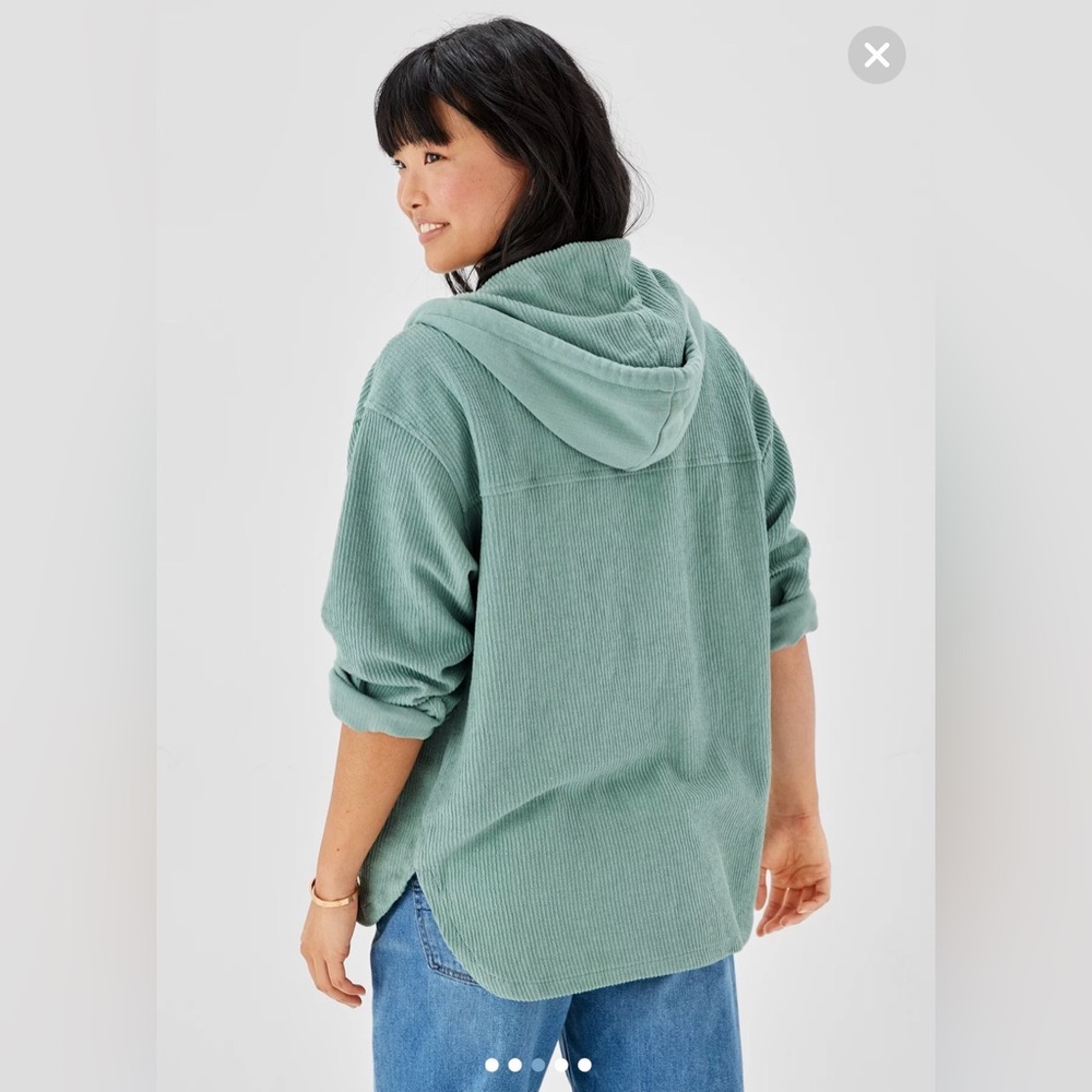 AE Oversized Button-Up Shacket - Picture 3 of 14